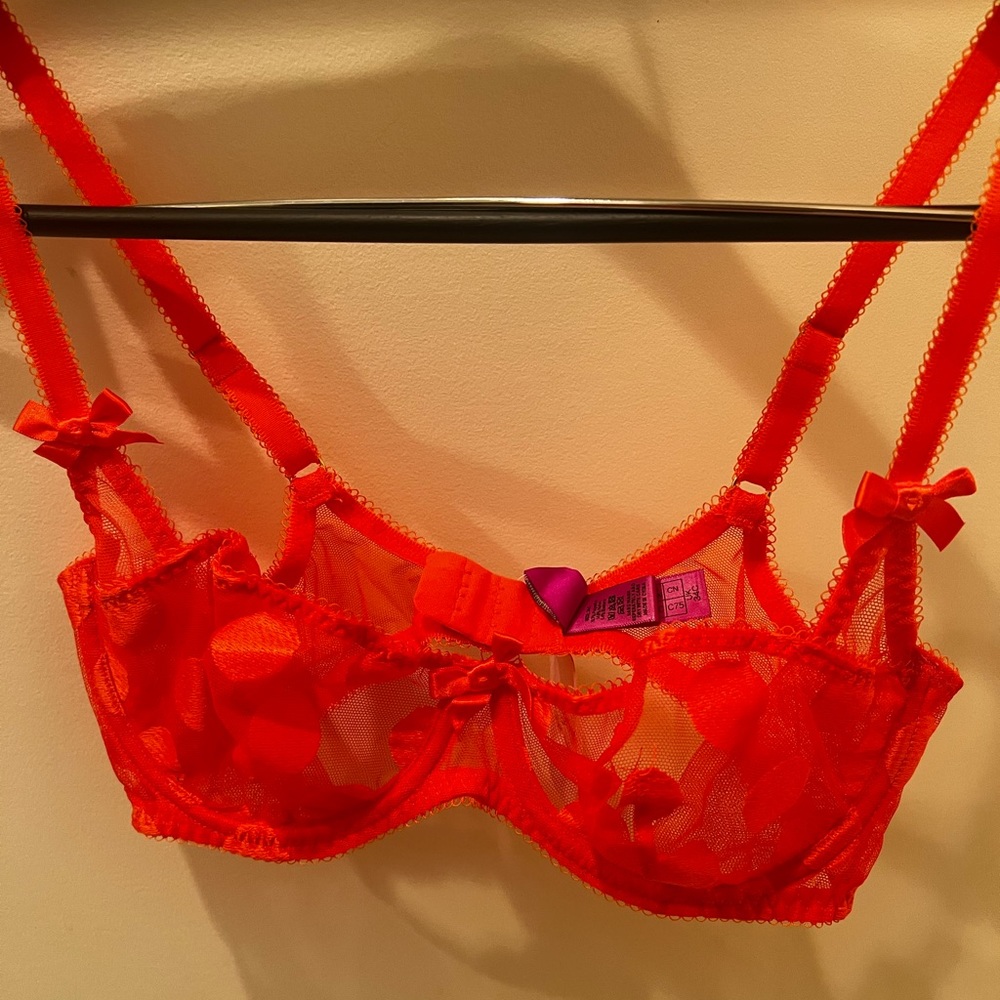NWT Tangerine L’Agent by Agent Provocateur Bra and Brief